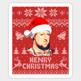 King Henry 8 Christmas Sticker